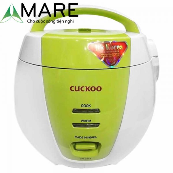 Nồi cơm điện 1.0L Cuckoo CR-0661/GRVNCV- Màu Xanh-Made in Korea